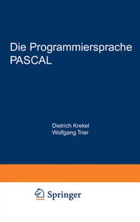 Dietrich | Die Programmiersprache PASCAL | E-Book | www.sack.de