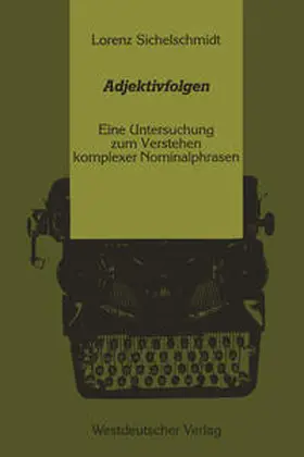 Lorenz | Adjektivfolgen | E-Book | www.sack.de