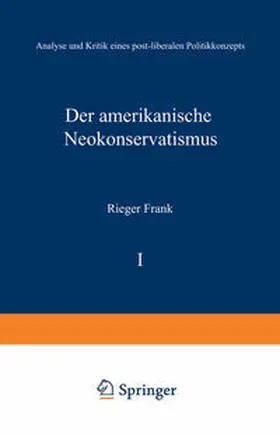 Frank | Der amerikanische Neokonservatismus | E-Book | www.sack.de