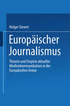 Europäischer Journalismus | eBook | Sack Fachmedien