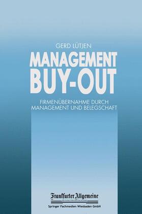 Lütjen | Management Buy-out | Buch | 978-3-322-89996-5 | sack.de