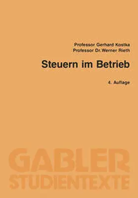 Kostka |  Steuern im Betrieb | eBook | Sack Fachmedien