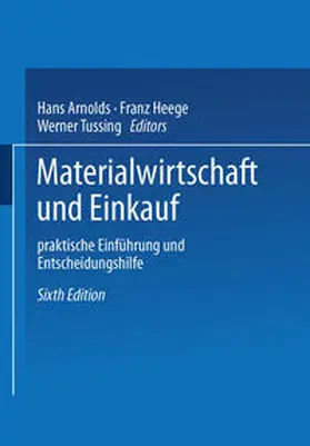 Arnolds |  Materialwirtschaft und Einkauf | eBook | Sack Fachmedien