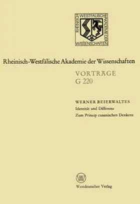Beierwaltes |  Identität und Differenz. Zum Prinzip cusanischen Denkens | eBook | Sack Fachmedien