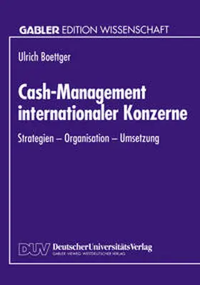 Boettger | Cash-Management internationaler Konzerne | E-Book | sack.de