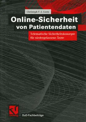 Goetz |  Online-Sicherheit von Patientendaten | eBook | Sack Fachmedien