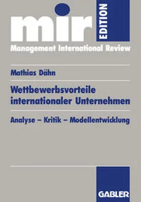 Dähn | Wettbewerbsvorteile internationaler Unternehmen | E-Book | sack.de