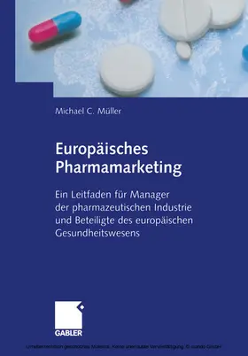Müller | Europäisches Pharmamarketing | E-Book | www.sack.de
