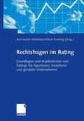 Everling / Achleitner |  Rechtsfragen im Rating | Buch |  Sack Fachmedien