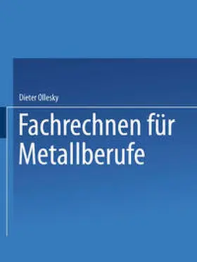 Ollesky | Fachrechnen für Metallberufe | E-Book | www.sack.de