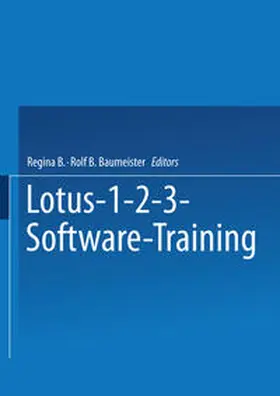 Krusekopf |  Lotus 1-2-3 Software Training | eBook | Sack Fachmedien