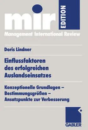 Lindner-Lohmann | Einflussfaktoren des erfolgreichen Auslandseinsatzes | E-Book | www.sack.de