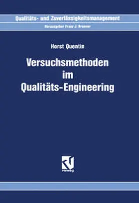 Quentin |  Versuchsmethoden im Qualitäts-Engineering | eBook | Sack Fachmedien