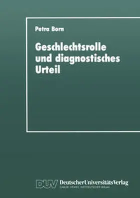 Born | Geschlechtsrolle und diagnostisches Urteil | E-Book | sack.de