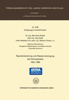 Budde |  Raumentwicklung und Wasserversorgung des Ruhrgebietes 1954 - 1980 | eBook | Sack Fachmedien
