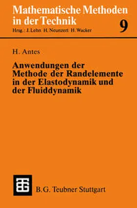 Antes |  Anwendungen der Methode der Randelemente in der Elastodynamik und der Fluiddynamik | eBook | Sack Fachmedien