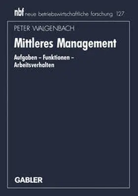 Walgenbach |  Mittleres Management | eBook | Sack Fachmedien