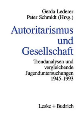 Lederer |  Autoritarismus und Gesellschaft | eBook | Sack Fachmedien