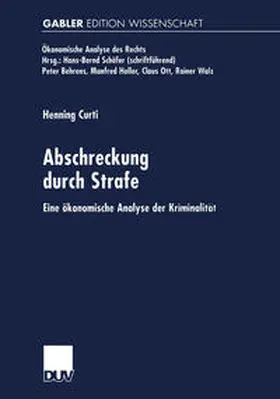  Abschreckung durch Strafe | eBook | Sack Fachmedien