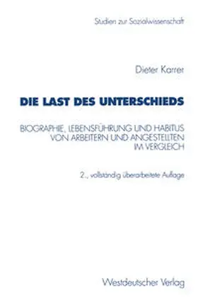 Karrer | Die Last des Unterschieds | E-Book | www.sack.de