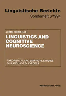 Hillert |  Linguistics and Cognitive Neuroscience | eBook | Sack Fachmedien