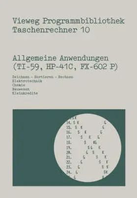 Hoffmann |  Allgemeine Anwendungen (TI-59, HP-41 C, FX-602 P) | eBook | Sack Fachmedien