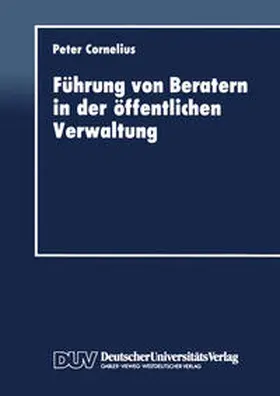 Cornelius | Führung von Beratern in der öffentlichen Verwaltung | E-Book | sack.de