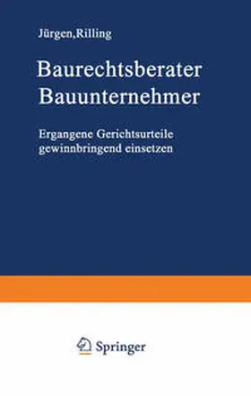 Rilling | Baurechtsberater Bauunternehmer | E-Book | www.sack.de