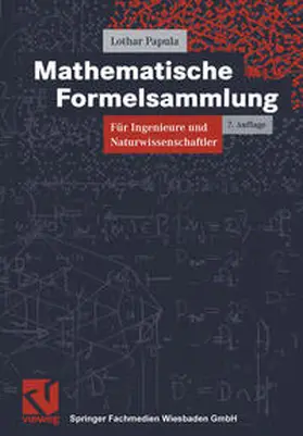 Papula |  Mathematische Formelsammlung für Ingenieure und Naturwissenschaftler | eBook | Sack Fachmedien