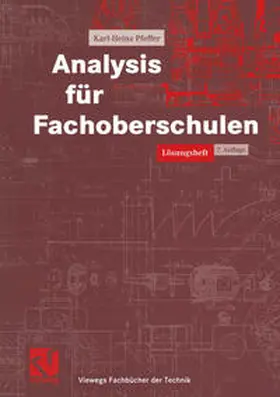 Pfeffer |  Analysis für Fachoberschulen | eBook | Sack Fachmedien
