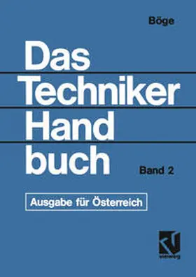 Böge |  Das Techniker Handbuch | eBook | Sack Fachmedien