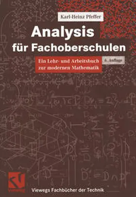 Pfeffer |  Analysis für Fachoberschulen | eBook | Sack Fachmedien