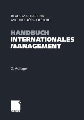 Macharzina / Oesterle | Handbuch Internationales Management | Buch | 978-3-322-92030-0 | sack.de