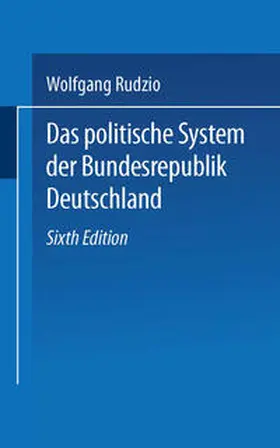 Rudzio |  Das politische System der Bundesrepublik Deutschland | eBook | Sack Fachmedien