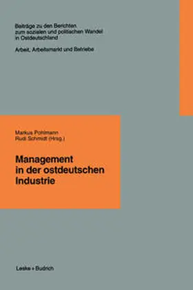 Pohlmann |  Management in der ostdeutschen Industrie | eBook | Sack Fachmedien