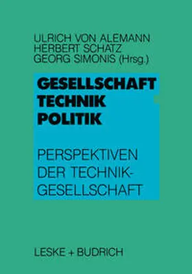 Alemann / Schatz / Simonis |  Gesellschaft — Technik — Politik | eBook | Sack Fachmedien