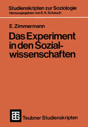 Das Experiment in den Sozialwissenschaften | E-Book | www.sack.de