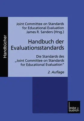 Sanders |  Handbuch der Evaluationsstandards | eBook | Sack Fachmedien