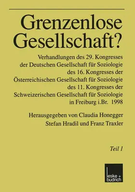 Honegger |  Grenzenlose Gesellschaft? | Buch |  Sack Fachmedien