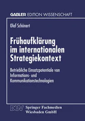 Frühaufklärung im internationalen Strategiekontext | E-Book | www.sack.de