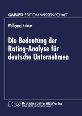 Die Bedeutung der Rating-Analyse für deutsche Unternehmen | E-Book | sack.de