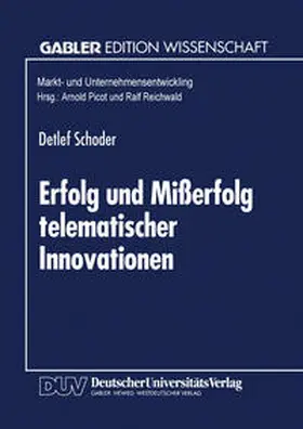  Erfolg und Mißerfolg telematischer Innovationen | eBook | Sack Fachmedien