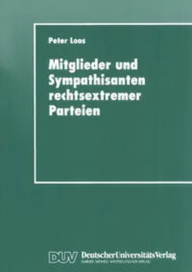  Mitglieder und Sympathisanten rechtsextremer Parteien | eBook | Sack Fachmedien