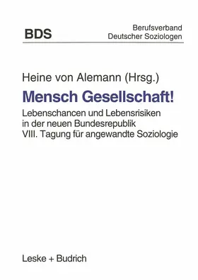 von Alemann | Mensch Gesellschaft! | Buch | 978-3-322-93705-6 | www.sack.de