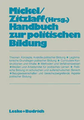 Mickel | Handbuch zur politischen Bildung | E-Book | www.sack.de