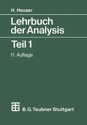 Heuser | Lehrbuch der Analysis | E-Book | sack.de