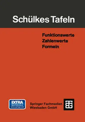 Wunderling / Adelsberger |  Schülkes Tafeln | eBook | Sack Fachmedien