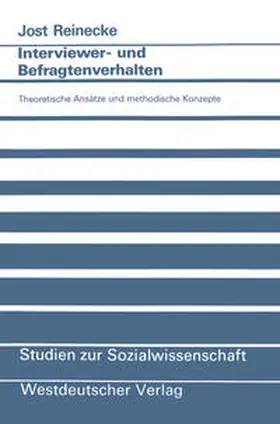 Interviewer- und Befragtenverhalten | E-Book | www.sack.de
