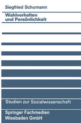 Wahlverhalten und Persönlichkeit | E-Book | www.sack.de