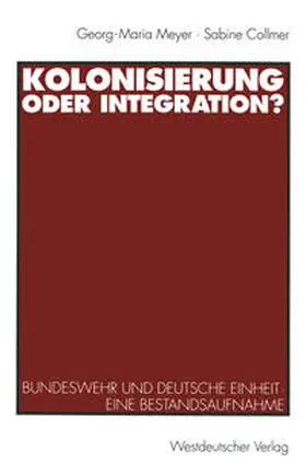 Collmer | Kolonisierung oder Integration? | E-Book | sack.de
